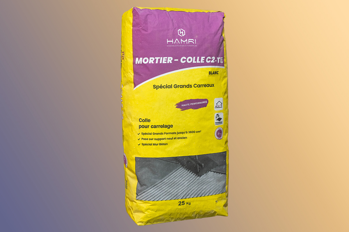 Mortier Colle C2-TE blanc